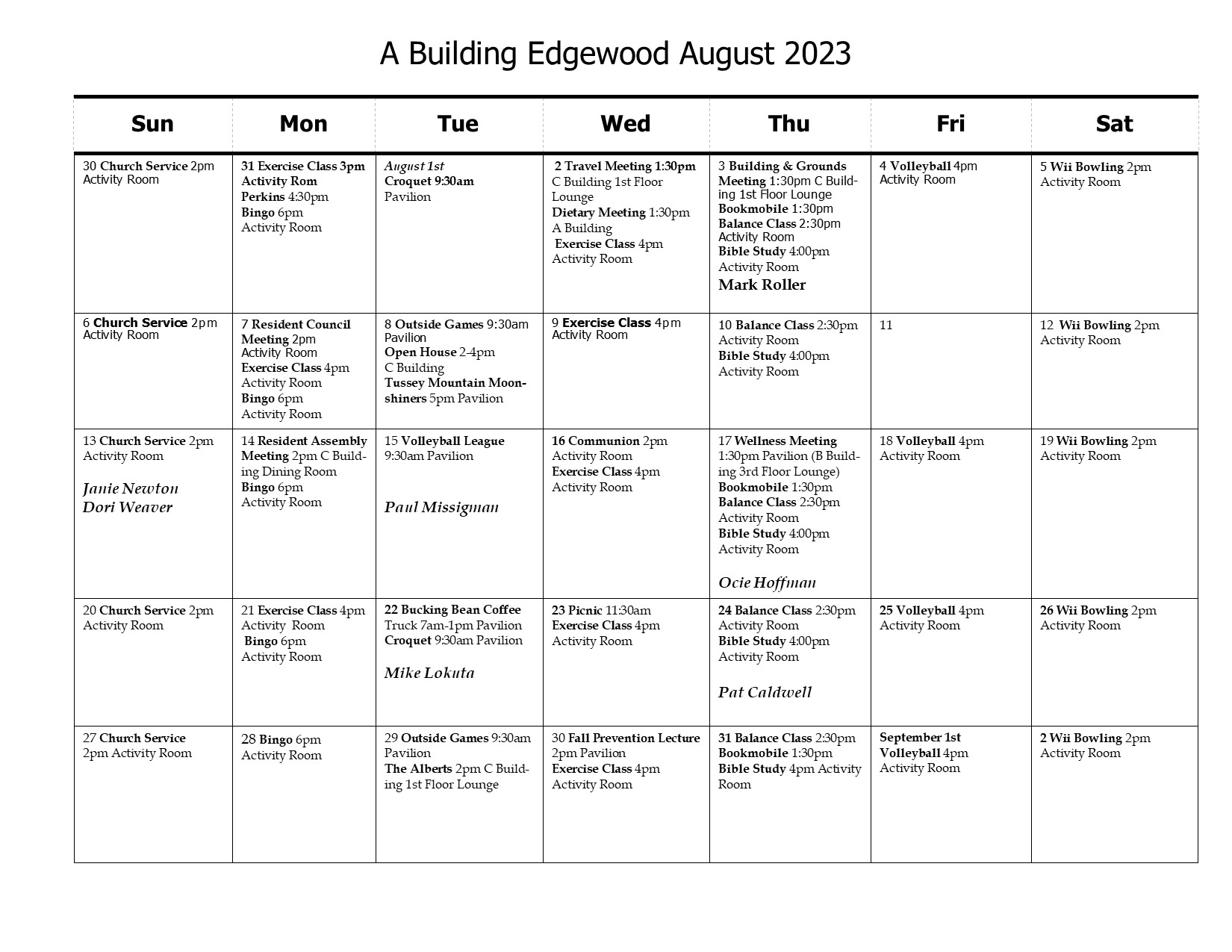 A Building August 2023