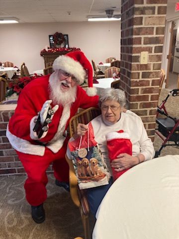 Bunny Ditchfield with Santa 1