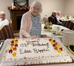 Edna Hipple 103rd B day