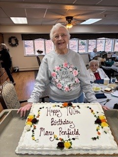 Mary Penfield 100th b day