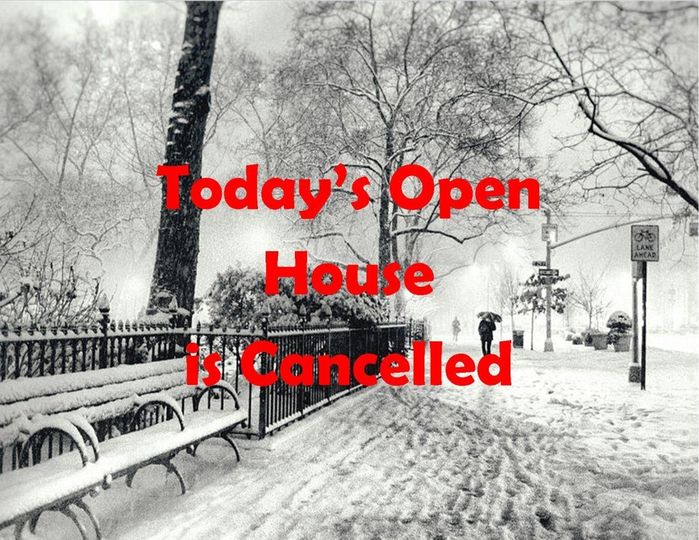 Open House Cancellation