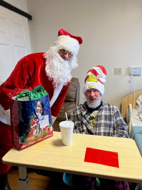 Santa with George Lucas